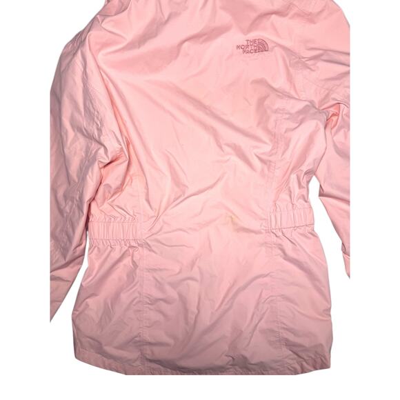 The North Face Pink Hooded Rain Jacket Windbreaker Sz S - Picture 5 of 8